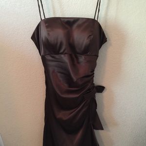Prom/Formal tin strap silky Dress